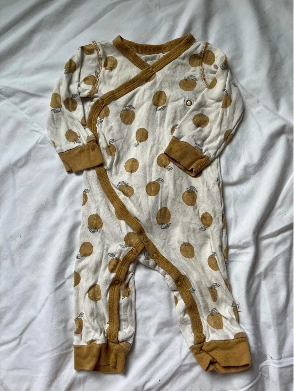 Little Planet by Carter's Baby Organic Cotton Pumpkin Print Footed Sleeper 9M